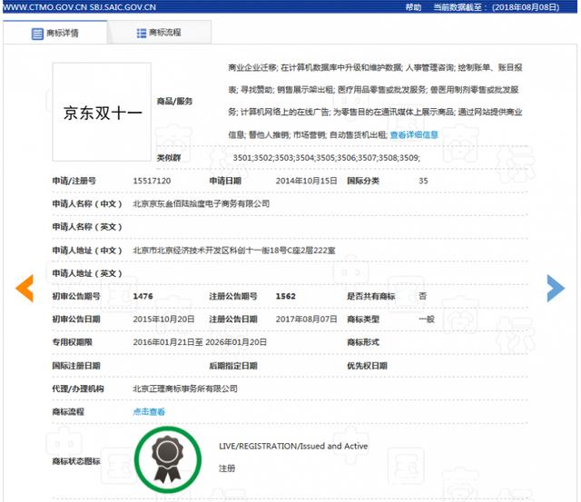 繼“11.11”商標(biāo)被駁回后，京東“雙11”商標(biāo)被無效！阿里該笑了